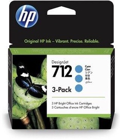 Кассета для принтера HP 3ED77A, циановый (cyan), 29 мл