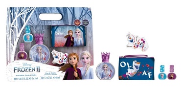 Komplekts bērniem Disney Frozen II 50 ml EDT + 2 x 5 ml + Cosmetic Bag + Nail File