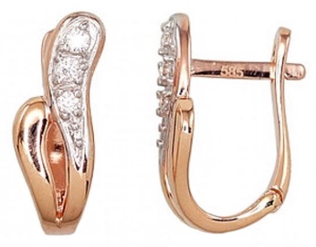 Diamond Sky Gold Earrings Aleksa