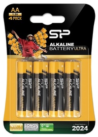 Silicon Power Alkaline Batteries Ultra AA 4pcs