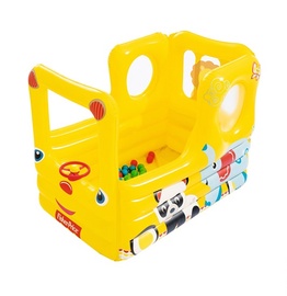 Mänguväljak täispuhutav Bestway School Bus, 137 x 96 x 96 cm