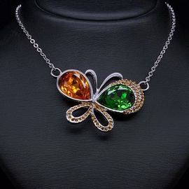 Diamond Sky Pendant Celestial Butterfly II With Swarovski Crystals