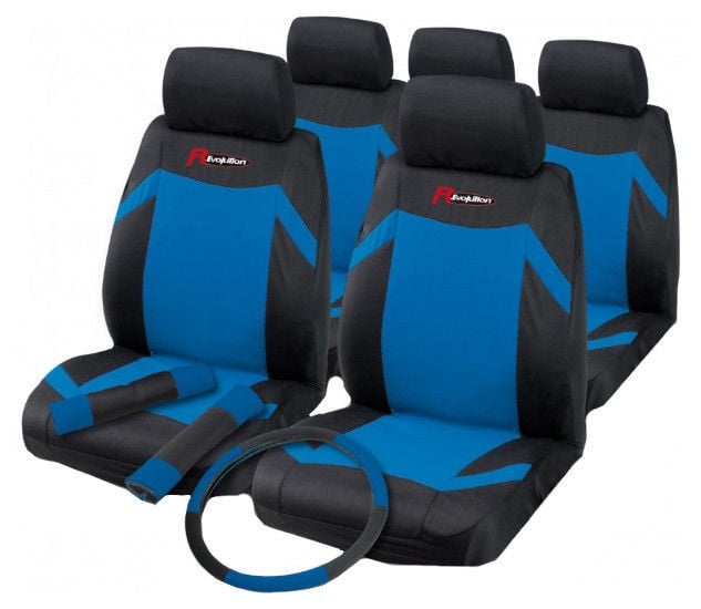 Automašīnu sēdekļu pārvalks Bottari Indy Kit Black Blue