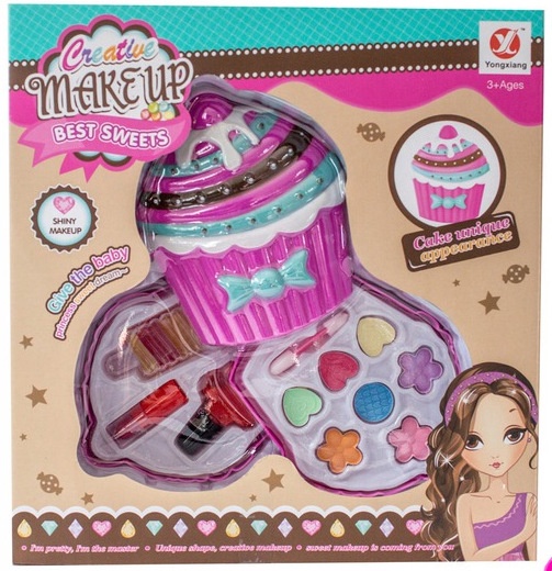 Kosmeetikakomplekt ASKATO Cosmetics For Dolls - Cupcakes