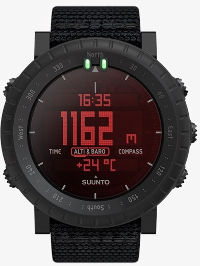 Viedais pulkstenis Suunto Core Alpha, melna