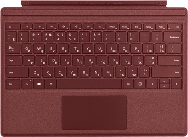 Klaviatūra Microsoft Surface Pro Signature Type Cover EN, sarkana, bezvadu
