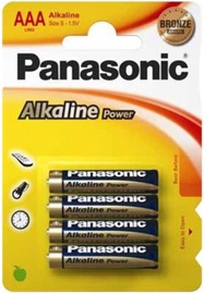 Baterijas Panasonic LR03, LR03, 4 gab.