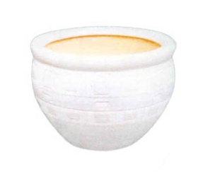 Puķu pods S/4 T2 048, 21x30cm, balts