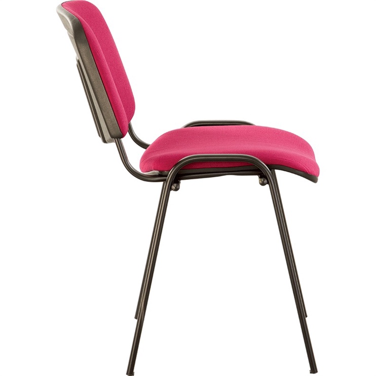Apmeklētāju krēsls C29/RIO, sarkana/daudzkrāsaina/ķiršu, 41 cm x 47 cm x 81 cm