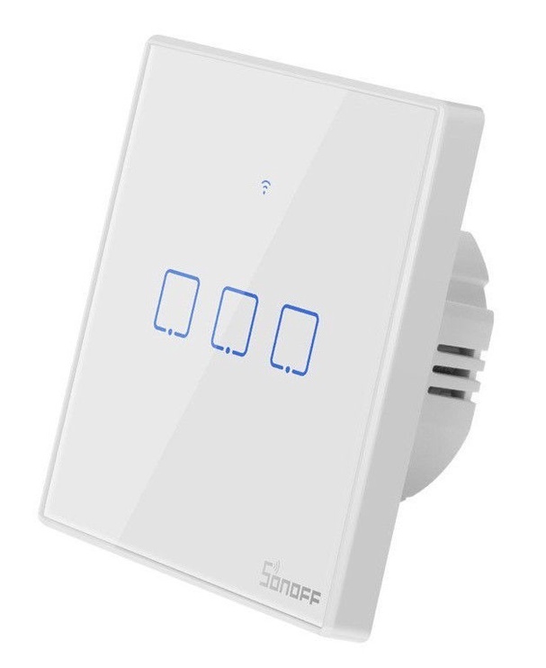 Viedais Wi-Fi un RF sienas sensora slēdzis Sonoff TX T2EU3C