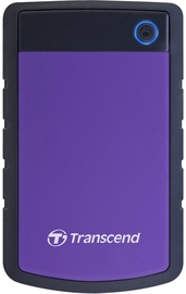 Cietais disks Transcend StoreJet 25H3, HDD, 1 TB, violeta
