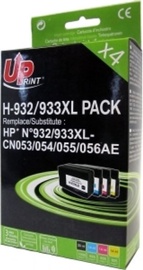 Printera kasetne Uprint HP 932/933XL, zila/melna/dzeltena/violeta/gaiši zila