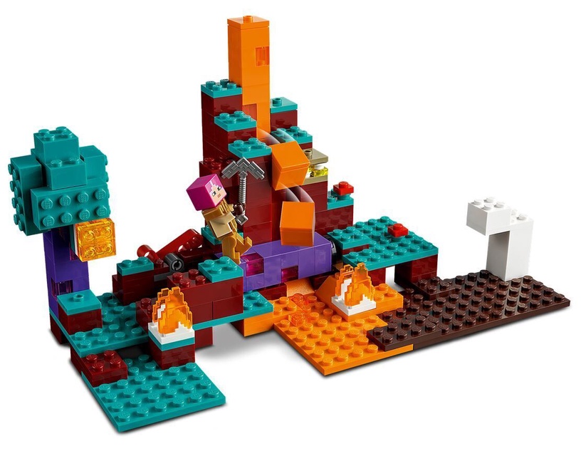 Конструктор LEGO Minecraft Искажённый лес 21168