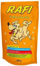 Rafi Dog Wet Food Beef 500g