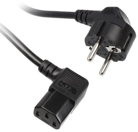 Juhe Kolink Power Cable SchuKo To IEC Connector C13 90 Degrees 1.8m Black