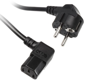 Kolink Power Cable SchuKo To IEC Connector C13 90 Degrees 1.8m Black