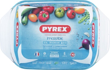 Stikla trauks Pyrex, 31 cm x 20 cm