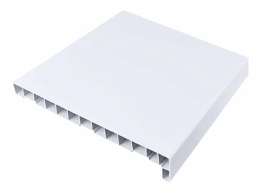 Aknalaud PVC, 25 x 126 cm, valge