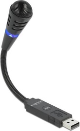 Delock USB Microphone with Gooseneck and Mute Button