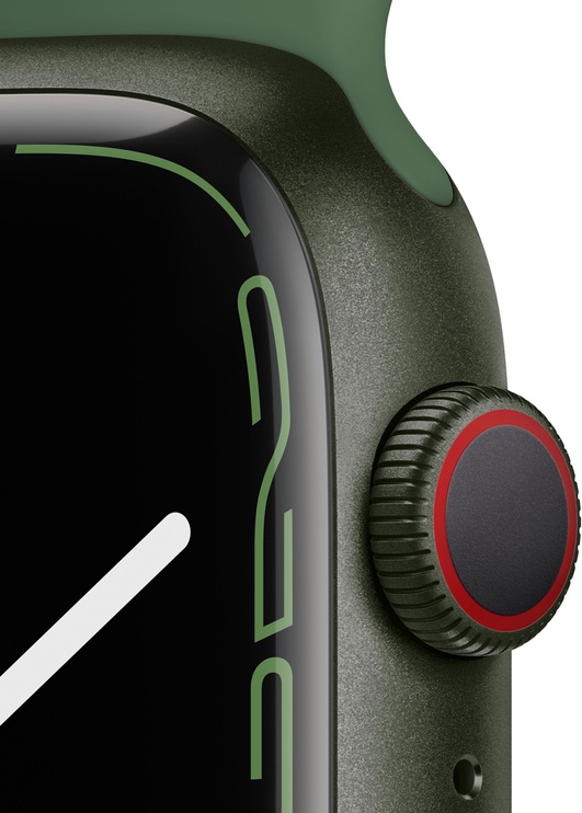 Умные часы Apple Watch Series 7 GPS + LTE 45mm Aluminum, зеленый