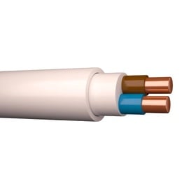 Кабель Draka Cable XYM-O/NYM 2x1.5 100m White