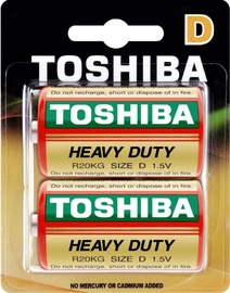 Toshiba Zn-C Battery R20 x 2