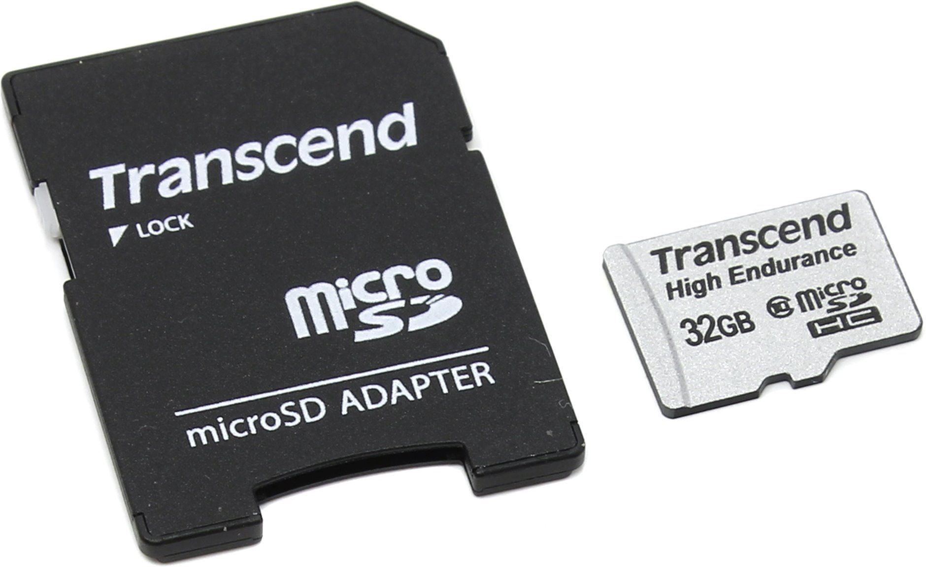 Lære udenad ledelse Eksisterer Atminties kortelė Transcend 32GB Micro SDHC High Endurance w/ Adapter -  Senukai.lt