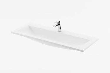 Раковина для ванной Ravak Clear 1000, композитные материалы, 1000 мм x 380 мм x 120 мм