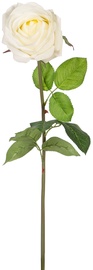 Home4you Artificial Flower Rose H75cm White