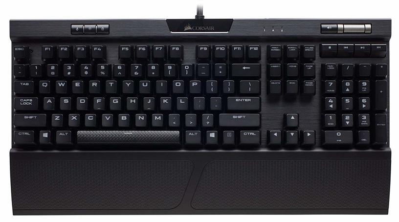 Klaviatūra Corsair K70 MK.2 Cherry MX Speed EN, melna