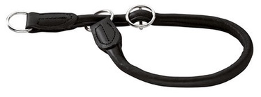 Hunter Collar Round & Soft 55/10 Black Leather