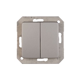 Slēdzis Vilma Electric P510-020-02 SL250 Double Switch Gray