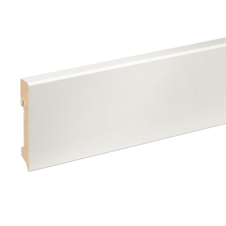 Grīdlīste 551700 FU096L, 240 cm x 9 cm x 1.6 cm, balta