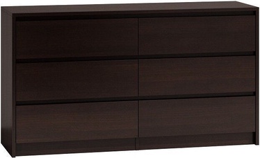 Комод Top E Shop Karo K140, коричневый, 138x40x75 см