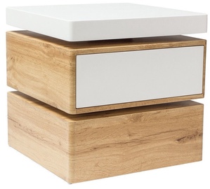 Signal Meble Rita Coffee Table 50x50x50cm Oak/White