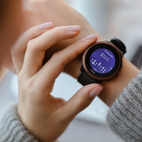 Nutikell Suunto 3 Slate, pruun