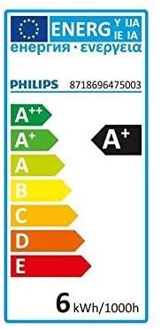 Lemputė Philips LED, A55, šiltai balta, E14, 5.5 W, 470 lm