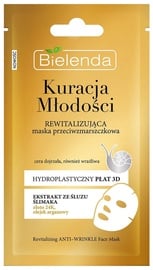 Veido kaukė Bielenda Youth Therapy Revitalizing Anti Wrinkle Sheet Face Mask, 1 vnt.