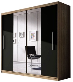 Idzczak Meble Wardrobe Rico Sonoma Oak/Black