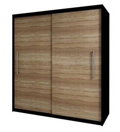 Idzczak Meble Rico 2D Wardrobe Black/Sonoma Oak
