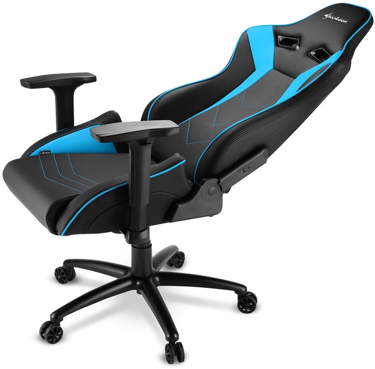 Spēļu krēsls Sharkoon Elbrus 3, zila/melna