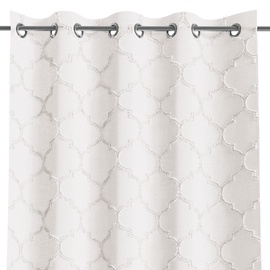 Dienas aizkari AmeliaHome Delva Eyelets, bēša, 2700 mm x 1400 mm