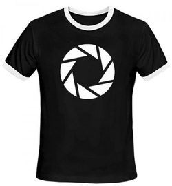 Gaya Entertainment T-Shirt Portal 2 Aperture Symbol Black M