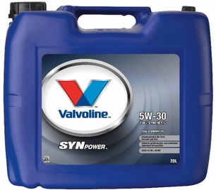 Машинное масло Valvoline 5W - 30, синтетический, для легкового автомобиля, 20 л