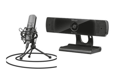 Trust Macul Full HD Camera + Lance GXT 242 Microphone Streaming Set