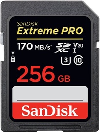 Mälukaart SanDisk Extreme Pro 256GB Class 10 UHS-I