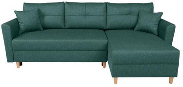 Black Red White Corner Sofa Aradena Green