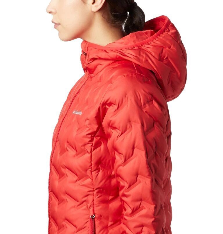 red womens columbia jacket