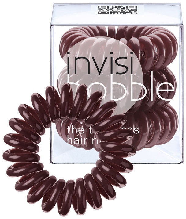 Резинка для волос Invisibobble, коричневый, 3 шт.