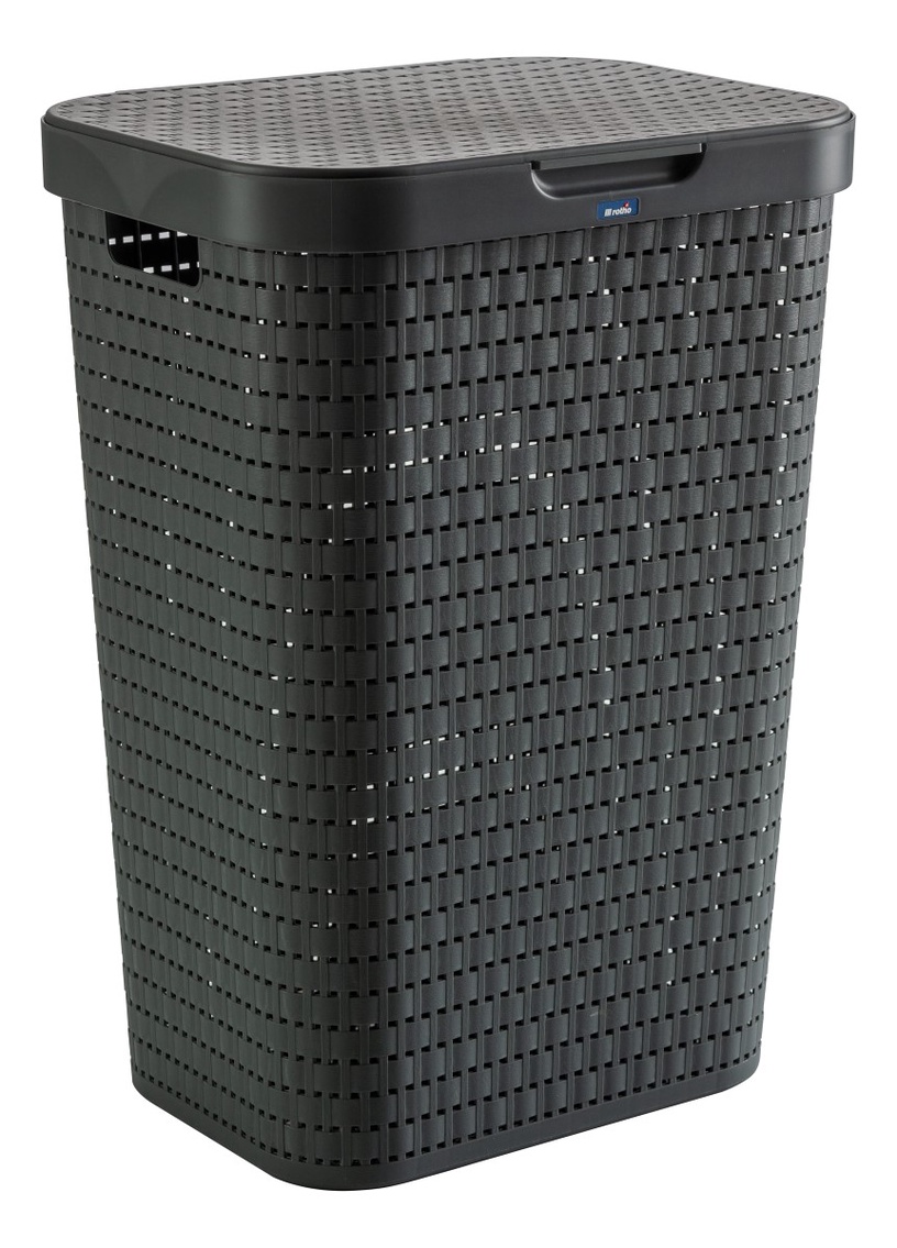 Ящик для белья Rotho 1032708853, 55 л, антрацитовый/серый, 42 см x 32 см